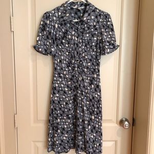 Diane von Furstenberg patterned multicolored dress